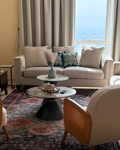 Beautiful Ethnic Fusion Rug for sale