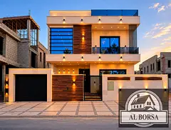 Villa for sale in Al Heliwa 2 – Ajman (opposite Azha Mall and close to the mosque) – 5 master be
