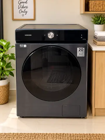 Samsung Brand Bespoke Latest New Model Washer 11.5kg , Dryer 8kg 
AI Model , With Touch Display