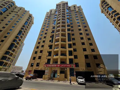 Elegant 3-Bedroom Apartment for Annual Rent in Al Khor Towers, Rashidiya 1, Ajman with Maid’s Room, Storage Room, 2 Balconies and Full Sea View, AED 5