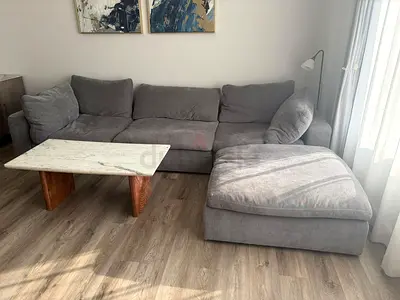 Pan __ Home pianca feather 🪶 filled 4 piece's Modular Sofa