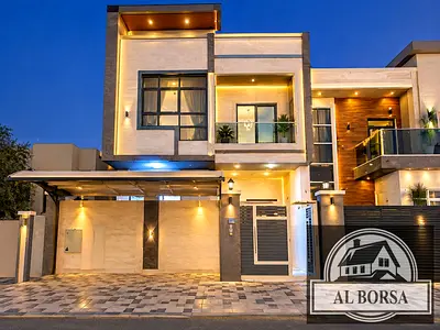 🏡 For Rent in Al Yasmeen – Ajman | Two-Story Villa with Roof Terrace | 5 Master Bedrooms | AED 80,000 🔥