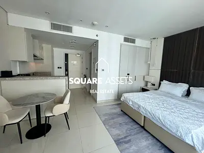 استوديو مفروش | داماك ميزون كانال فيوز | شرفة وإطلالة على المدينة