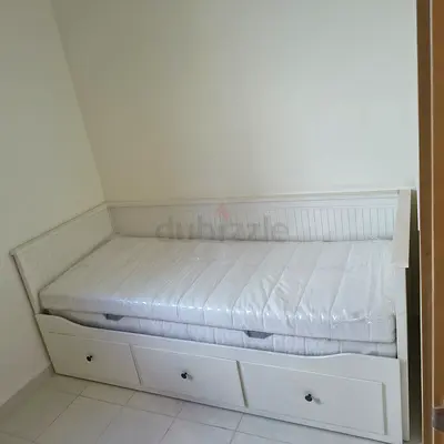 IKEA hamness daybed with 3 big storage drawers and 2 IKEA mattresses.