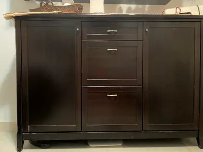 Shoe cabinet from Home center Expat leaving
