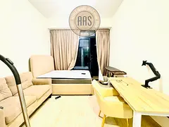 Furnished Studio | Balcony | Pool & Downtown View