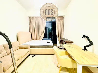 Furnished Studio | Balcony | Pool & Downtown View