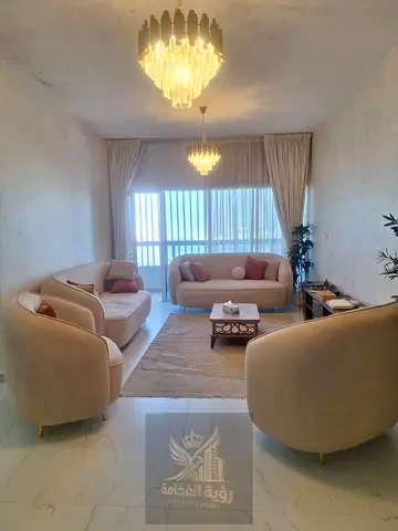 An apartment ready for immediate occupancy, fully furnished with high-end décor, and situated in a prime location within Al-Shatie Tower.