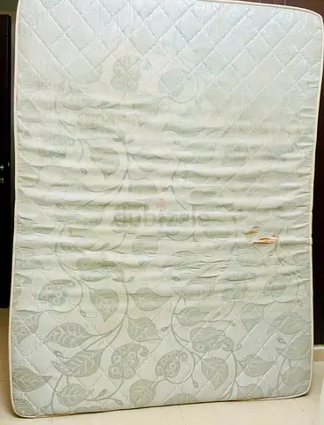 Used Double Mattress - Good Condition, Single-sided, Light Stains