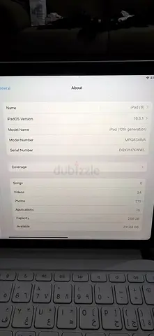 iPad 8 (10th generation) - Pre-owned, excellent condition, 256Gb