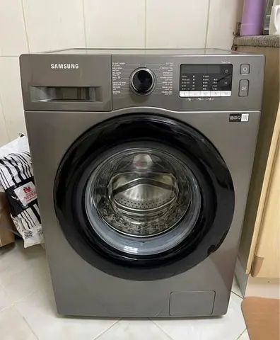 Samsung 8 kg Front Load Washer, Silver, WW80TA046AX
