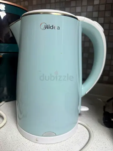 Midea Electric Kettle - 1.7L, Light Blue, Good Working Condition