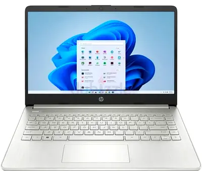 HP 14-inch Laptop - Silver, Windows 11, Lightweight