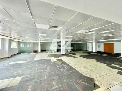 HIGH CEILING | Spacious Corporate Office Available For Rent | Main Road Facing | Mussafah 25 | Ample Parking Slots