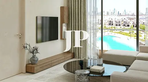 Waterfront 1BR Apartment | Lagoon & Skyline Views | Zen Lagoons Meydan Horizon