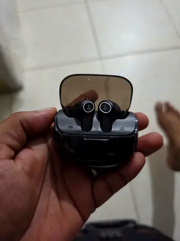Used boAt nirvana crystal True Wireless ANC Earbuds with Charging Case - very good Condition