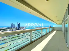 Sea & City View | Spacious 2BR | Al Ain Tower