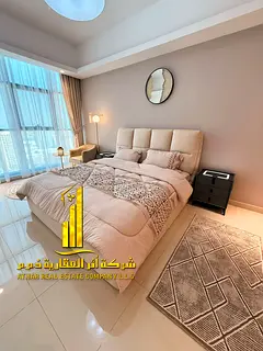 The most luxurious 2 room and hall, with balcony open view, Fully Furnished New, With a gym, swimmin