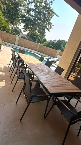 Dream 10-Seater Dining Set -Charcoal