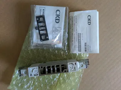 CKD 4G3 Solenoid Valve Manifold Module with Manuals - New/Unused