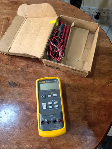 Fluke 715 Volt/mA Calibrator – 4-20mA Loop Calibrator with Test Leads