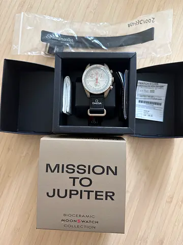 Omega x Swatch Mission to Jupiter MoonSwatch with Box and Straps (Brand new & original)