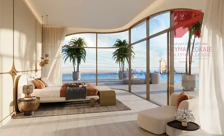 4BR Apartment | Ocean House | Sea & Palm Views | Furnished, Private Beach