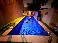 4 Bedroom Corner Standalone Villa with Private Pool for Rent in Al Zahia