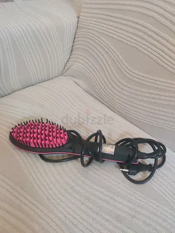 Electric Heated Hair Straightening Brush - Used