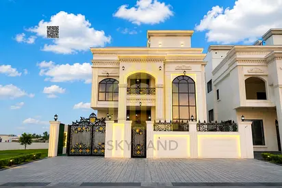 فيلا فاخره موقع مميز مول خلف الفيلا امام الفيلا حديقه شامل رسوم التسجيل طابقين وروف