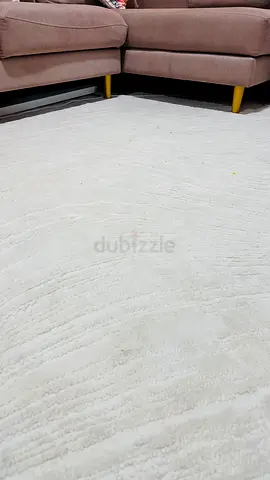 Off white Modern Solid Rug 200*300 - Good Condition