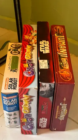 Collection of Board & Educational Games: Jumanji, Star Wars, Crown and Solar Robot