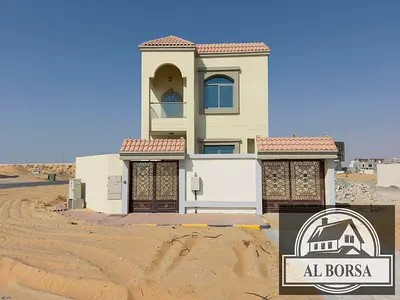 فيلا جديدة للايجار بعجمان | منطقة الحليو1 | اول ساكن | مع تكييف مركزى.
