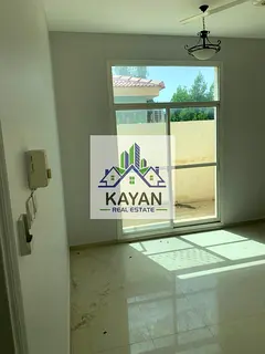 2BR ground-floor villa in Al Salamah, 2 baths, ideal for small families, AED 40,000 in 4 payments.