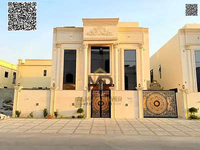 فيلا فاخرة للبيع في الحليو | شامل رسوم التسجيل والتملك – فرصة لا تُعوّض! فيلا كلاسيكية فاخرة للبيع في الحليو 2 – عجمان | 5 غرف ماستر | مساحة واسعة وتص