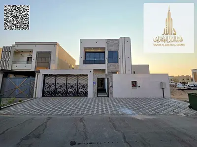 فيلا للبيع في المويهات عجمان بمساحة 7000 قدم تشمل 5 غرف نوم ماستر مع التكييف ومجلس خارجي وموقع مميز قريب من E311