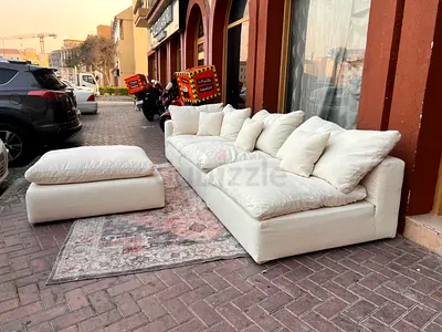 4__ piece's Modular Marina Home Luscious Sofa with footstool