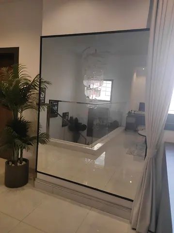 Large Custom Mirror – Slim Black Frame
