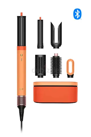 HS09 Multifunctional Corded Hair Styler with Brush & Volumizer - Orange