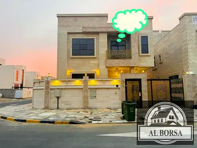 Villa for rent, six rooms, living room, hall, and maid's room