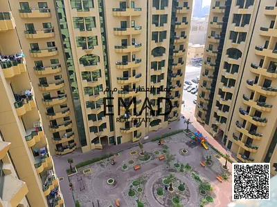Empty | 2 Bed Hall | Rashidiya Towers | Super Hot Deal | Playground View | 1 Balcony | Closed Kitchen