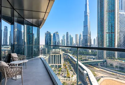 Fully Furnished | Burj Khalifa View | Luxury 2BR