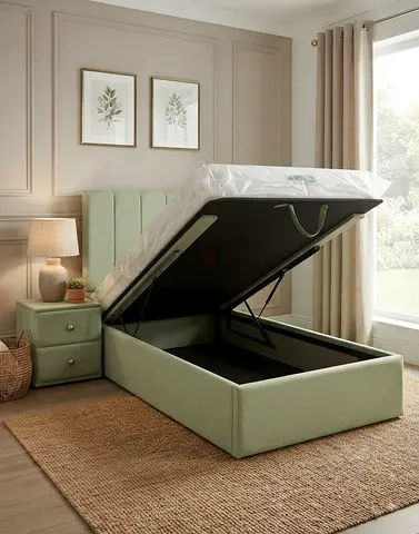 Hydraulic Storage Single Bed Frame