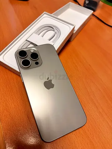 iPhone 16 Pro Max Titanium with Box and Charger - Excellent Condition 97%