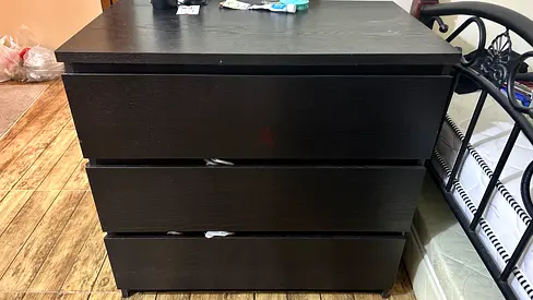 Chest of Drawers table brown