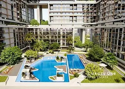1Bed+Study Layout | Balcony | Amenities View
