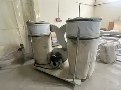 SIMCO double-bag dust collector