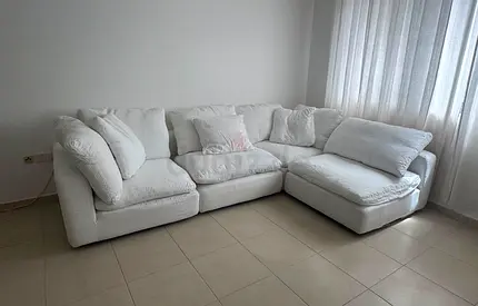 White lines modular sofa