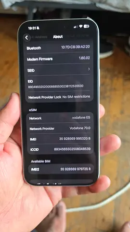 Iphone 17 pro max 256GB
