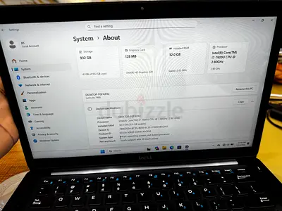 Dell Latitude 7490 Laptop - Intel i7, 32GB RAM, 1Terabyte SSD